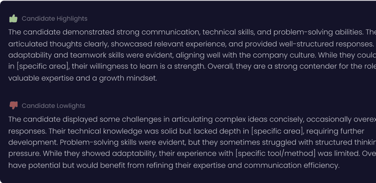 Bias-Free Assessments